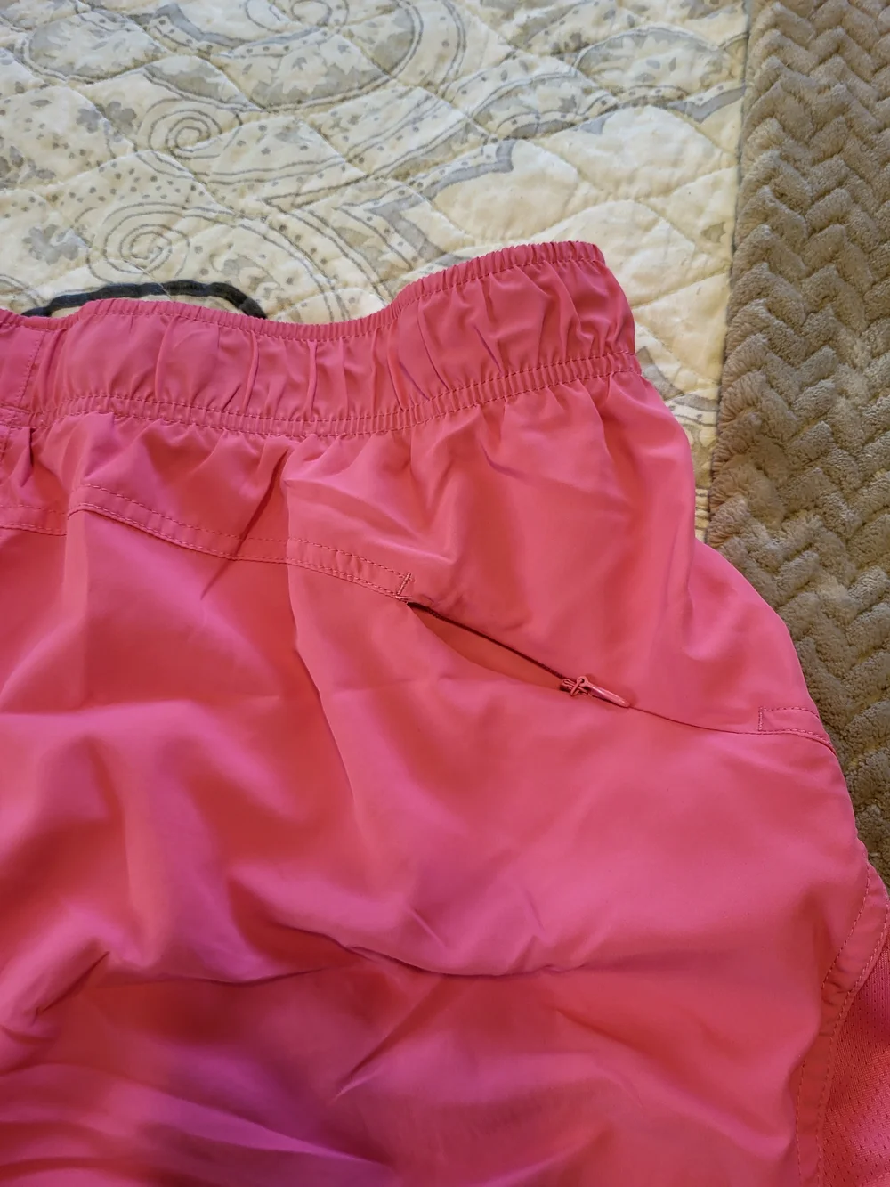Athletic Works Coral Pink Women's Athletic Shorts - Picture 4 of 7